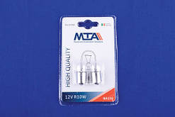 Лампа автомобільна 12V 10W Ba15s R10W (габарити, освітлення номерного знака) (2шт) MTA 82124 MB2