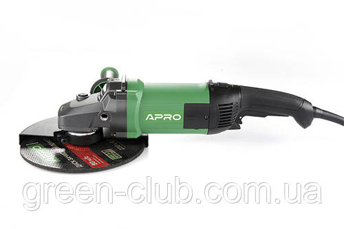Машина шліфувальна кутова 230/2300 ПРМ (болгарка) APRO 899012, фото 1