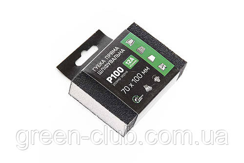 Губка шліфувальна APRO чотиристороння пряма P100 828093, фото 1