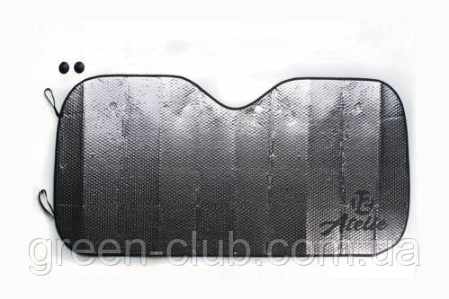 Шторка сонцезахисна 130х60 см срібляста 12 Atelie 951601, фото 1