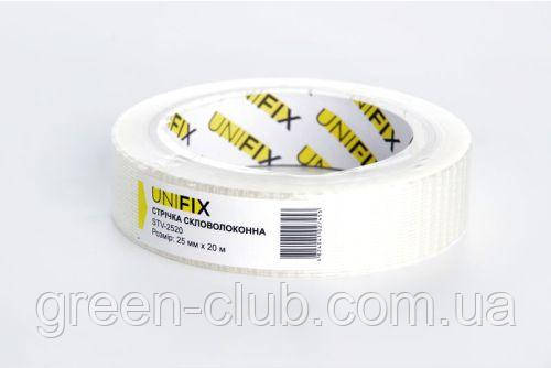 Стрічка клейка скловолоконна 25 мм*20 м UNIFIX STV-2520