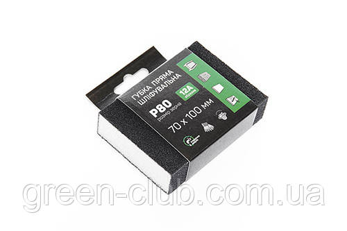 Губка шліфувальна APRO чотиристороння пряма P80 828092, фото 1