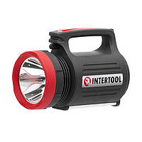 Ліхтар акумуляторний 1 LED 5 W + 22 SMD, виносна сонячна панель, виносні 2 led лампи INTERTOOL LB-0105