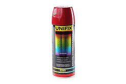 Емаль універсальна акрилова RAL 3009 Червоний окислів гл. 400 мл UNIFIX 951019