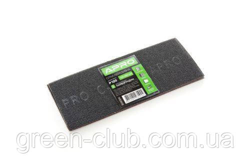 Сітка абразивна APRO P120 115×280 мм карборунд (5 шт.) 828066, фото 1