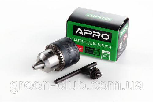 Патрон для дриля з ключем M12*1,25, 1,5-13 мм APRO 898903, фото 1