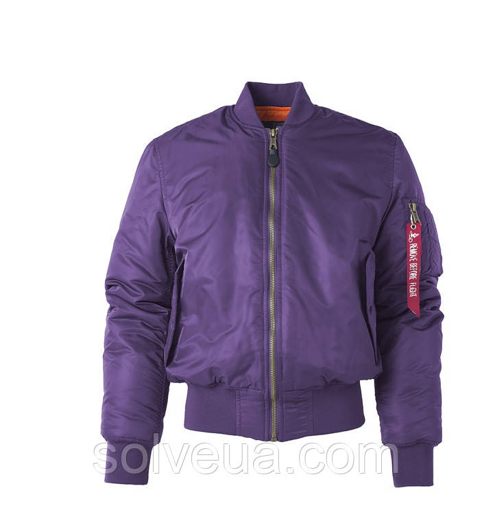 Куртка-бомбер MA-1 Pilot DFL Style Violet KT6000312 solve