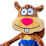 Іграшка м`яка білка Сенді Чікс Губка Боб Україна 34*16*7см (00694-1), фото 4