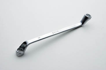 Ключ накидний двосторонній CrV 12x13мм СИЛА 201313, фото 1