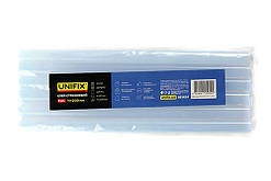 Клей стрижневий прозорий 11.0х200мм 6 шт (пакет) UNIFIX 951454