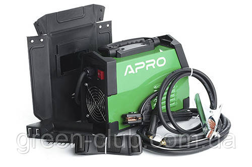 Зварювальний апарат інверторний APRO MMA-140 20-140А ел 4 мм 2,5+1.5 м + набір кабелів 894501, фото 1