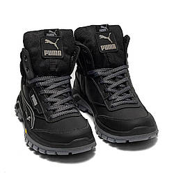 Підліткові дитячі зимові шкіряні черевики Winter Pm Black