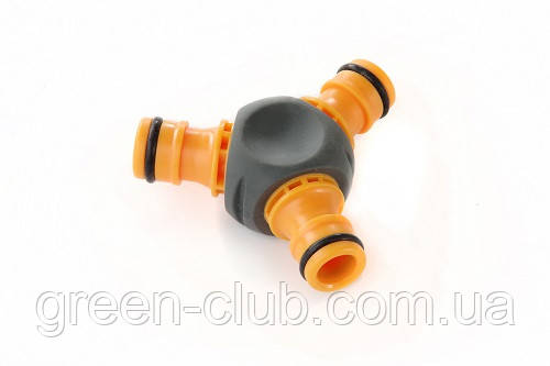 Адаптер-трійник для конектора 1/2" прогумований СІЛА 551124, фото 1