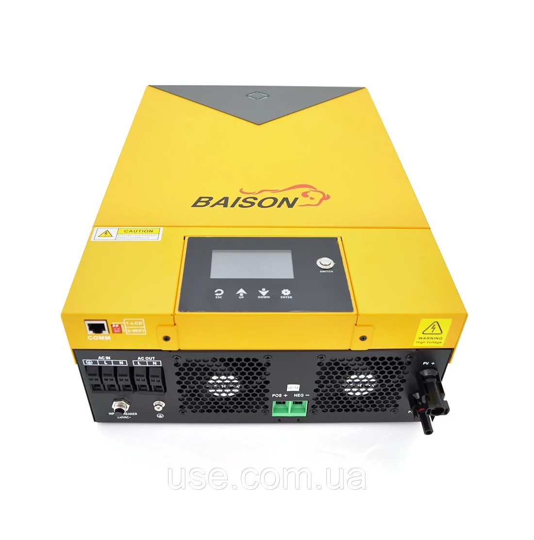 Гібридний сонячний інвертор 4200W, 4,2 кВт, 24V, Вольт, підключення акумуляторів і панелей