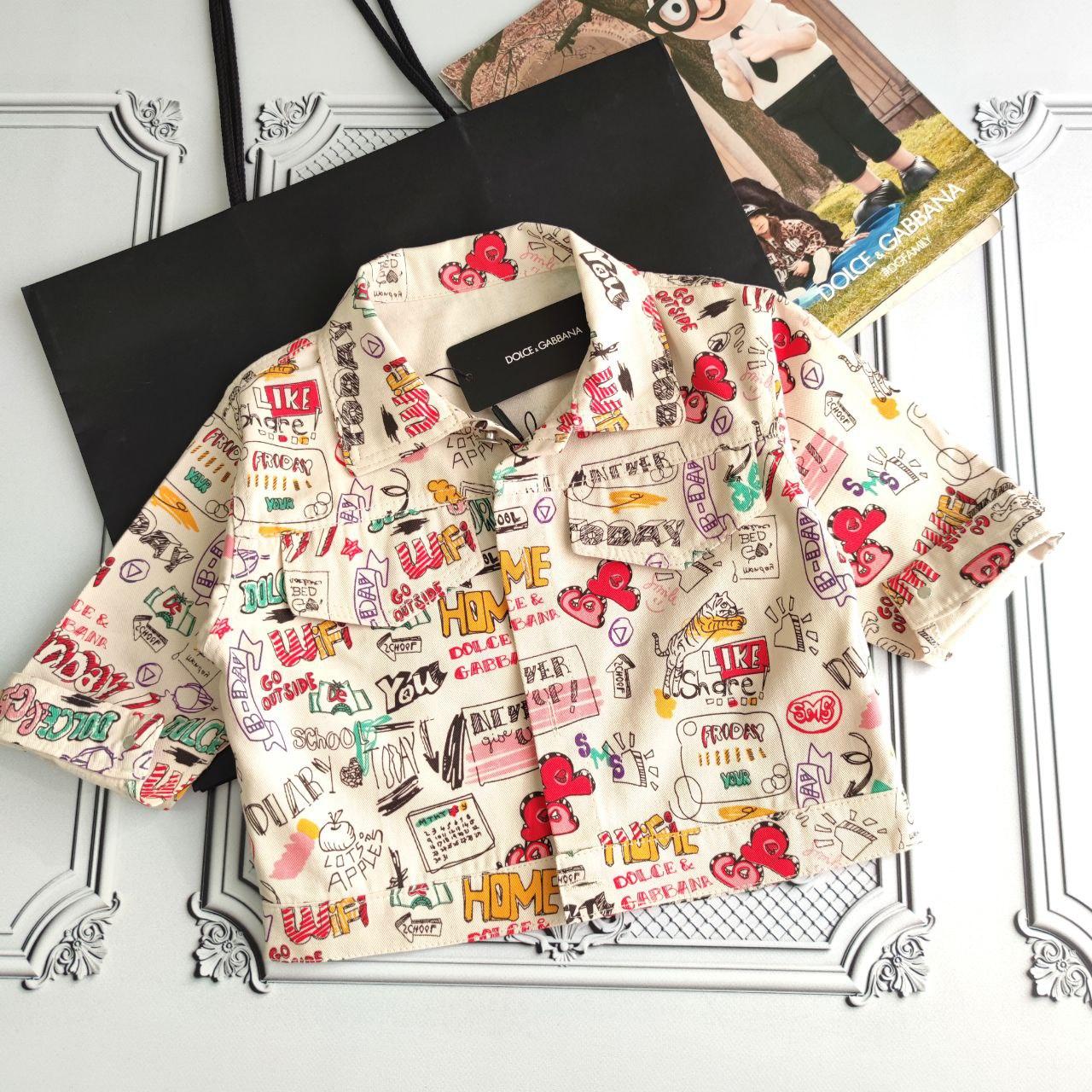 Джинсівка дитяча Дольче, джинсова куртка дитяча