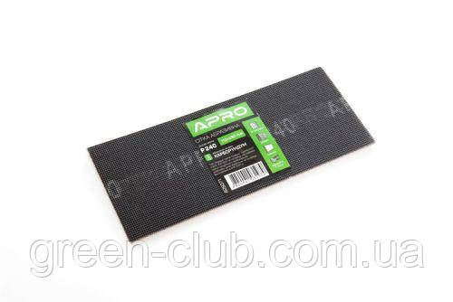 Сітка абразивна APRO P240 115×280 мм карборунд (5 шт.) 828071, фото 1