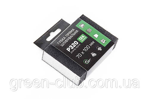 Губка шліфувальна APRO чотиристороння пряма P320 828100, фото 1