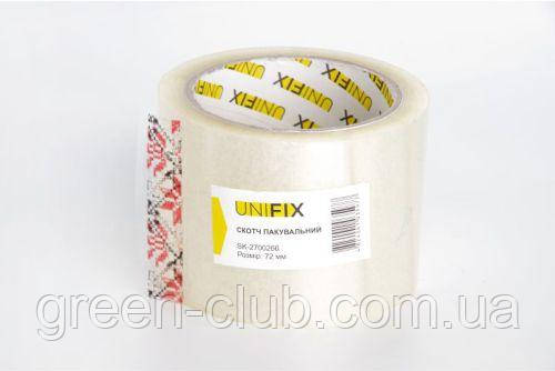 Стрічка клейка пакувальна 38 мкм 72 мм 200 SK-5400114 UNIFIX SK-2700266