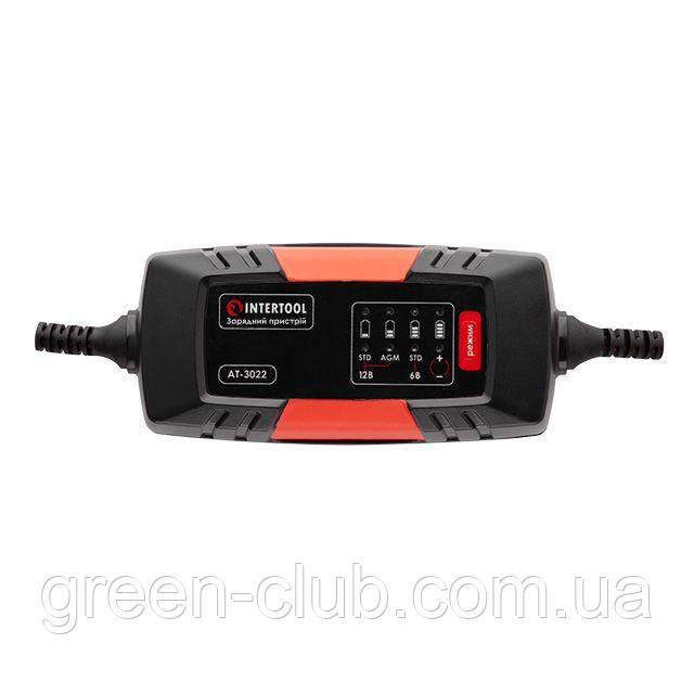 Зарядний пристрій 6/12 В, 2 А, 230 В, максимальна ємність заряджуваного акумулятора 1.2-60 а/год INTERTOOL, фото 1
