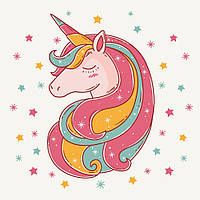 Розпис на полотні "Мрійлива єдиноріжка" Art Craft 15001-AC 30х30 см