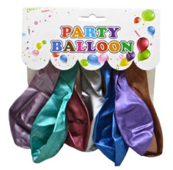 Набір латексних кульок 8шт*30см, металік 1211-2-н G-Rich