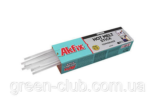 Клей стрижневий прозорий 8 мм HM208 1кг Akfix GA120