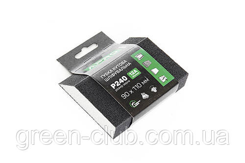 Губка шліфувальна APRO чотиристороння кутова P240 828114, фото 1