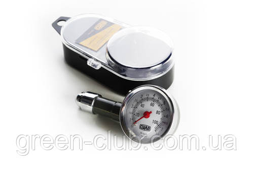 Манометр металевий 7,5 Атм (у кейсі) СИЛА 900442, фото 1