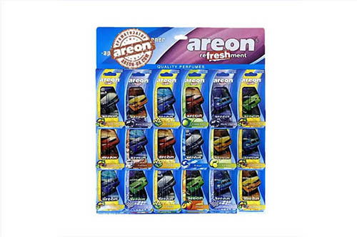 Ароматизатор AREON мікс 8,5 мл (планшет 18 шт.) (підвіска з гелем) 077267, фото 1