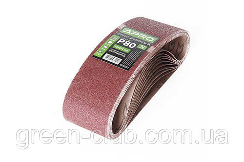 Стрічка шліфувальна нескінченна APRO P80 75×533 мм (10 шт.) 828053, фото 1