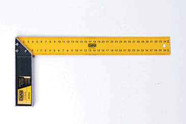 Угольник строительный 350мм (стальной) СИЛА 500807, фото 1