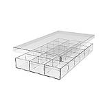 Коробка акрилова EKOSTAR 270х150х30 з кришкою, фото 4