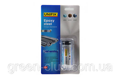 Холодне зварювання біле 28 г (блістер) UNIFIX 940017