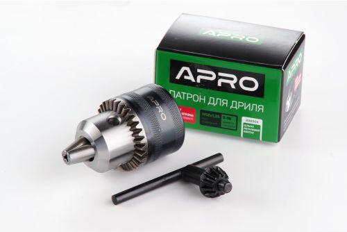 Патрон для дриля з ключем M12*1,25, 3,0-16 мм APRO 898904, фото 1