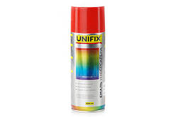 Емаль акрилова універсальна RAL 3020 Червоний гл. 400 мл UNIFIX 941010