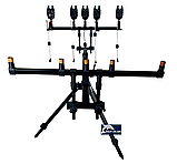 Короповий комплект Род-под алюмінієвий на 5 вудилищ + сигналізатори + свінгери на штанзі, фото 4