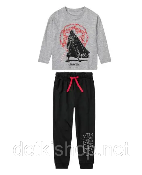Бавовняна піжама для хлопчика Star Wars 122-128 см (6-8Y)
