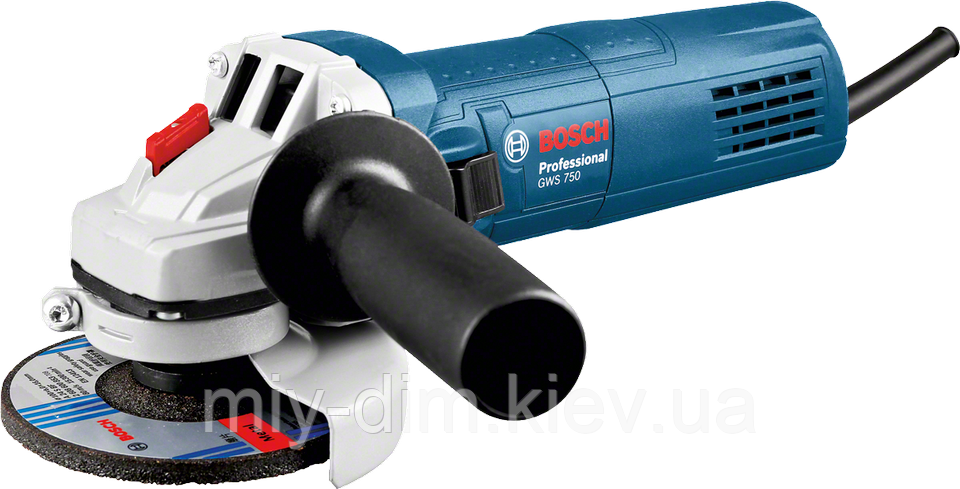 Кут.шліфмаш. Bosch GWS750-125 Prof. (750Вт; 11000/хв; 125мм) /0.601.394.001