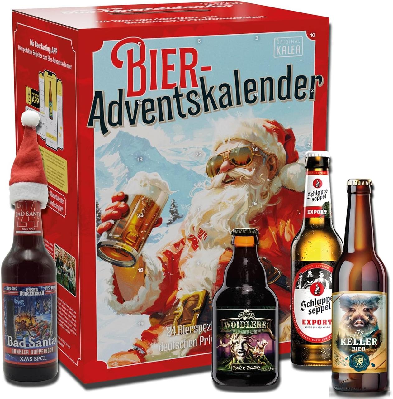 Пивний адвент-календар Kalea Beer Advent Calendar Edition Hoppy Santa 24 x 330 мл