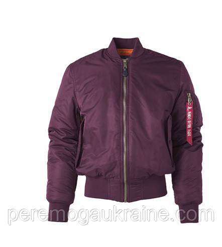 Куртка-бомбер MA-1 Pilot DFL Style Burgundy KT6000316 розмір L
