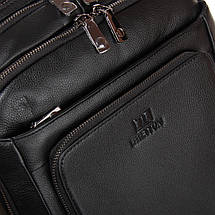 PODIUM Рюкзак Міська шкіра BRETTON 1650-16 black, фото 4