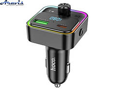 FM модулятор Bluetooth E81 Hoco PD30W+QC3.0 із швидкою зарядкою