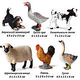 Набір фігурок Свійські тварини (6 шт) від Obetty, фото 2