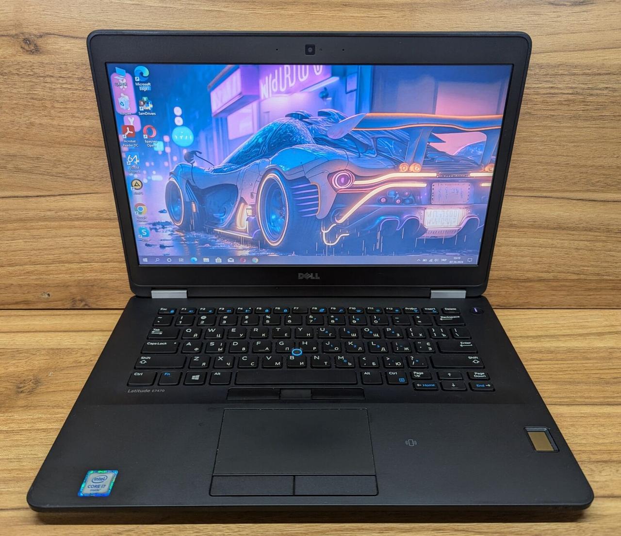 Б/в Ультрабук Dell Latitude E7470 14" 1366x768| Core i7-6600U| 8 GB RAM| 256 GB SSD| HD 520