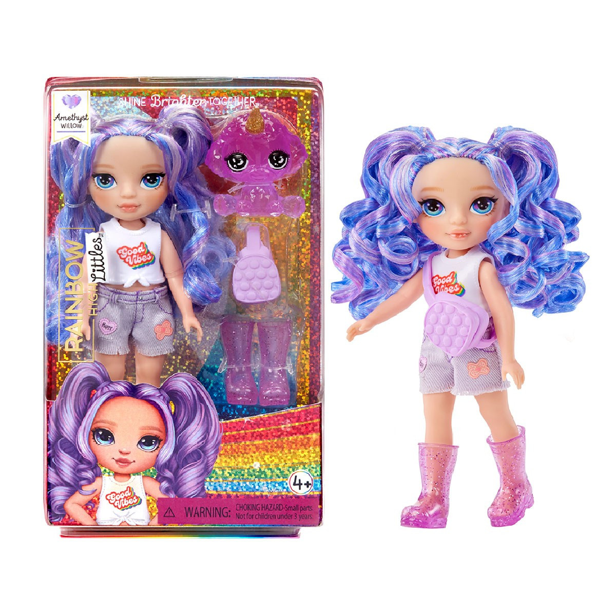 Лялька Рейнбоу Хай серії Littles Аметиста Rainbow High Littles Amethyst Willow 531234