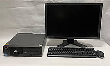 Б/в ПК+Монітор Fujitsu Esprimo E700 E90 SFF| i5-2400| 8GB RAM| 500GB HDD| HD 2000+Eizo FlexScan S2402W 24" 1920x1200, фото 4
