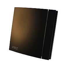 Витяжний вентилятор для ванної з таймером Soler & Palau SILENT 100 CRZ MATT BLACK DESIGN 4C чорний матовий, фото 3