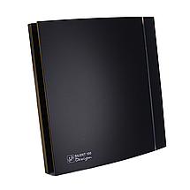 Витяжний вентилятор для ванної з таймером Soler & Palau SILENT 100 CRZ MATT BLACK DESIGN 4C чорний матовий, фото 6