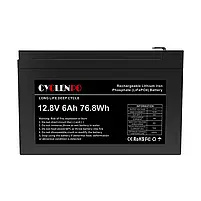 Акумуляторна батарея літій-залізо-фосфатна 12.8В 6Аг Cyclen 12.8V 6AH LiFePo4 (44-00079), фото 4
