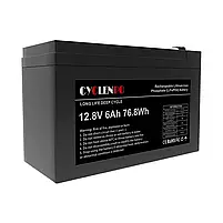 Акумуляторна батарея літій-залізо-фосфатна 12.8В 6Аг Cyclen 12.8V 6AH LiFePo4 (44-00079), фото 5
